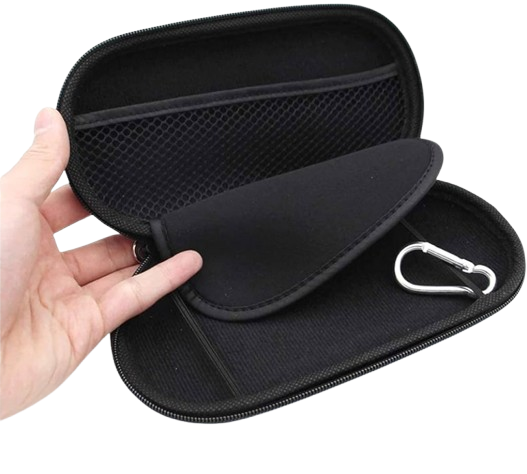 Hard Cover Bag Pouch Travel Carry Shell Case/Cover compatible with Sony PSVita 1000 2000 Game Console Blue