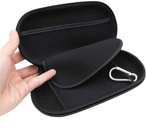 Hard Cover Bag Pouch Travel Carry Shell Case/Cover compatible with Sony PSVita 1000 2000 Game Console Blue